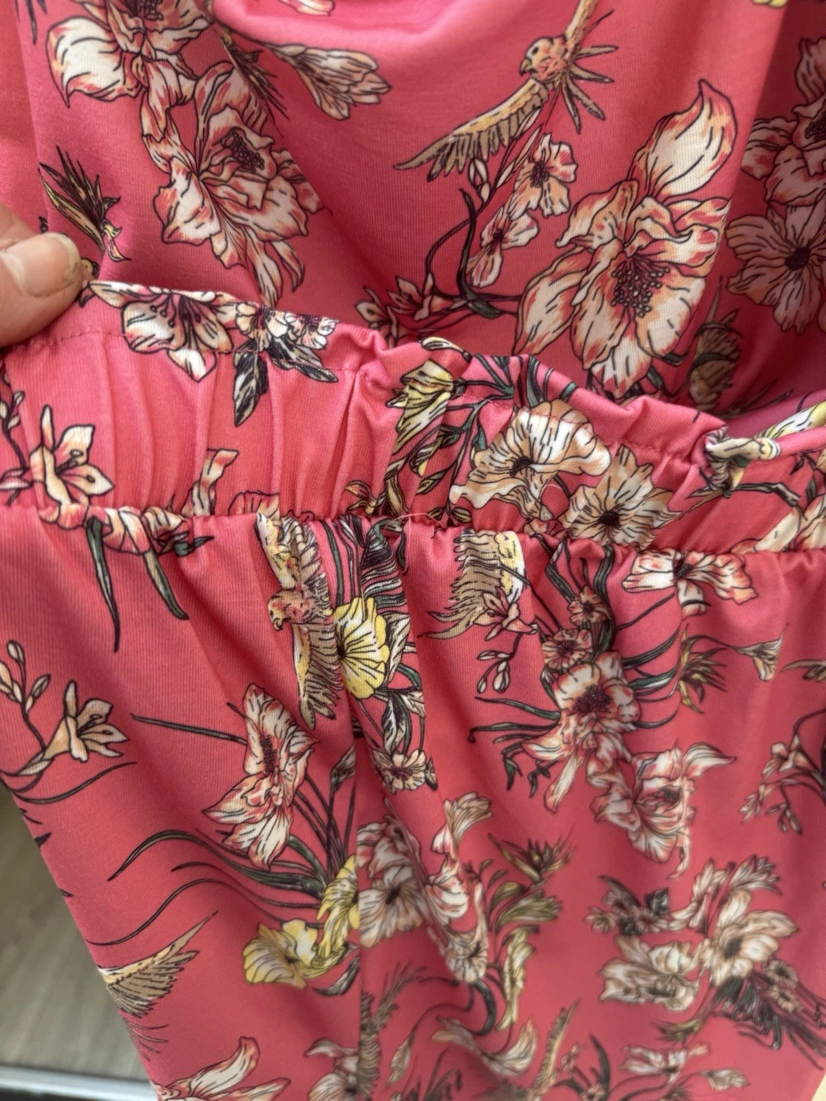 Bon Marche Tropical Print  Soft Touch Pyjama Shorts Set Camisole Top 20/22 BNWT