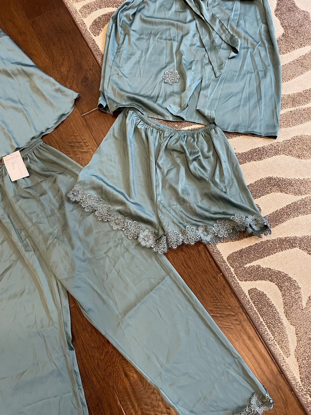 NWT Waist And Lace 4 Piece Silly Sleep Set XXL READ