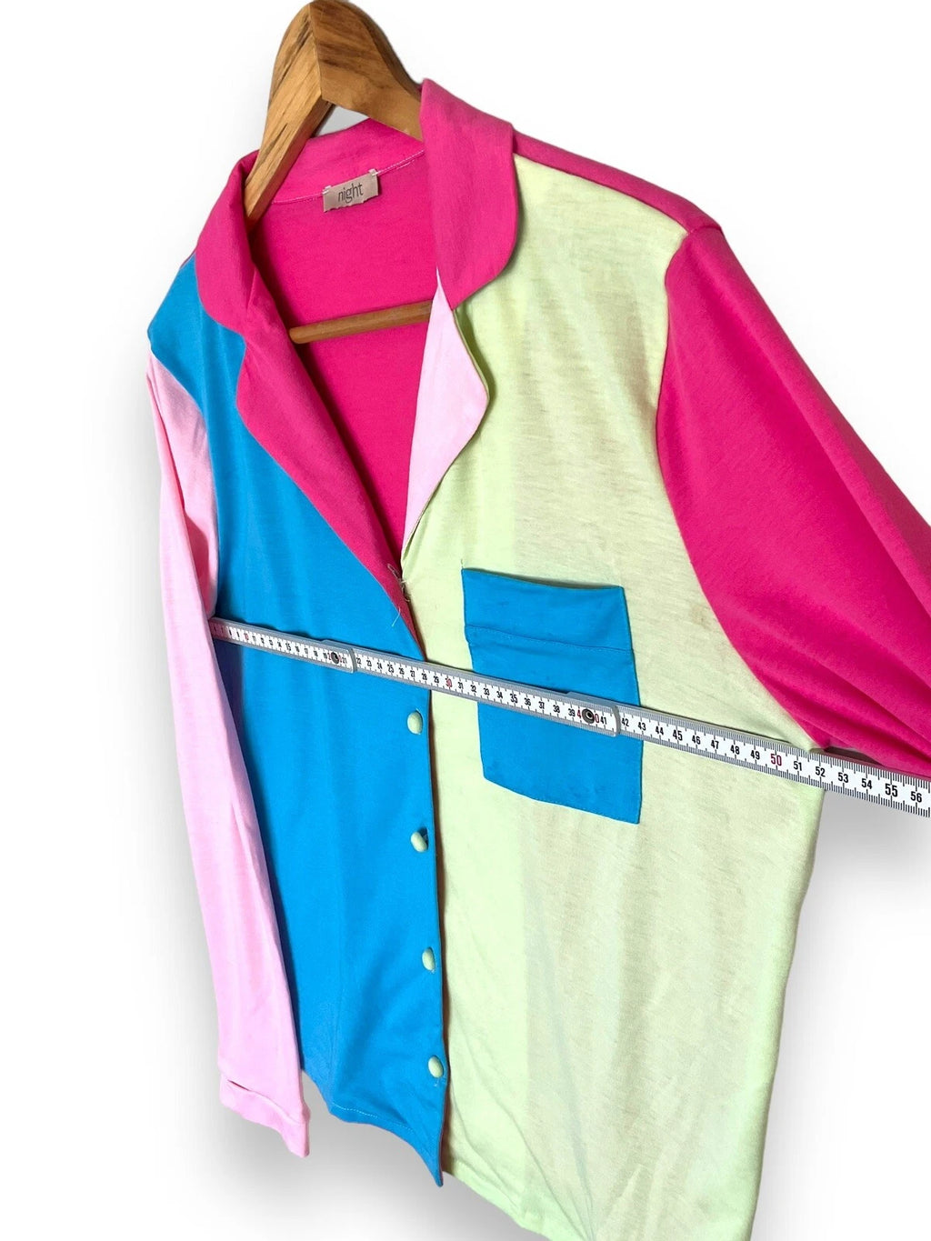 The Night Store Colour Block Pyjama Set Jersey Size S