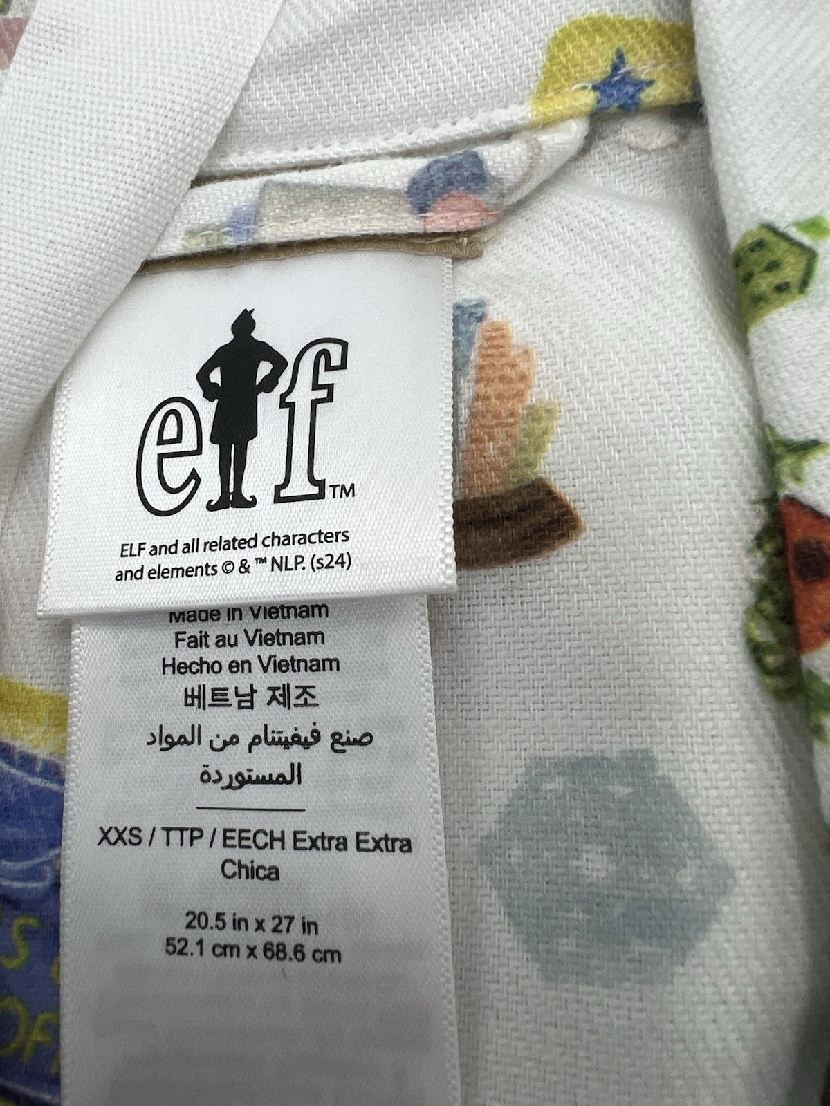 Pottery Barn Teen Buddy The Elf Flannel Pajama Set - XXS - New With Tags