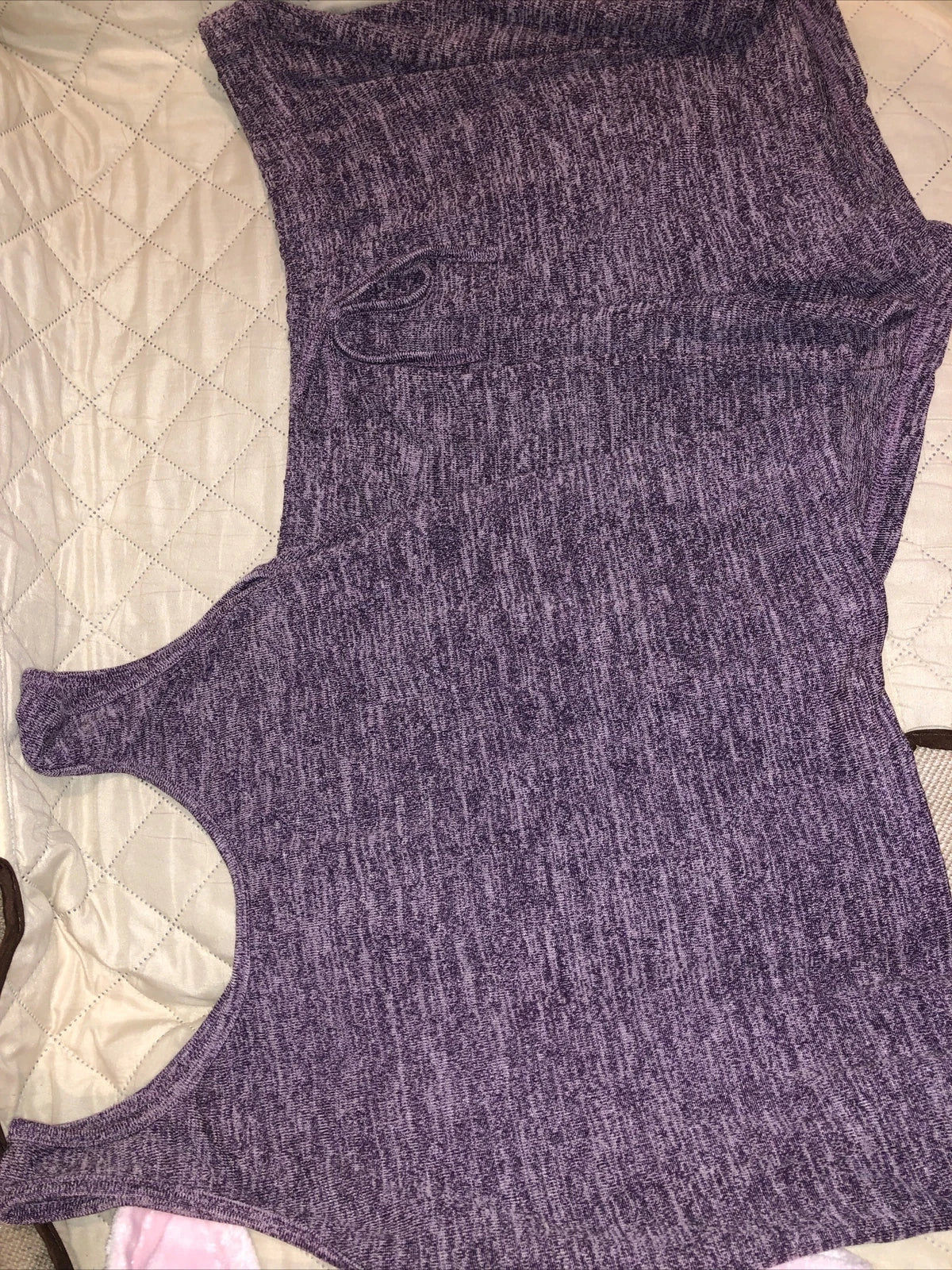 Shorty PJ's ~ Varigated Purple ~ Knit Fabric ~ Size XL ~ New without tags
