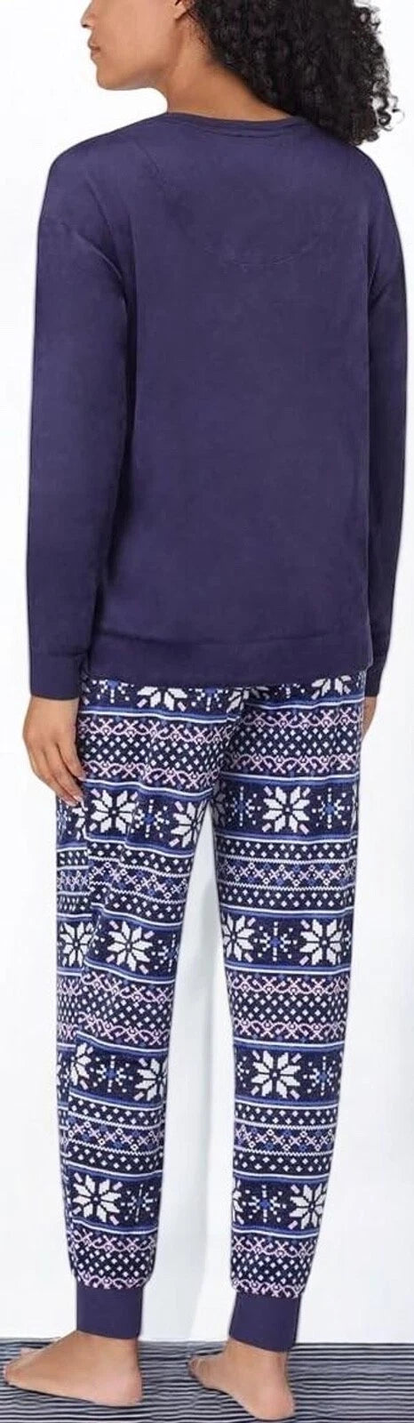 Nautica Women's 2 Piece Fleece Pajama Sleepwear Set, XL