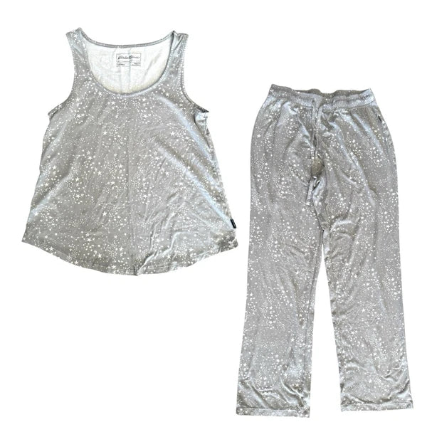 Eddie Bauer Sleepwear Women’s Size M 2 Piece Pajama Set Stars Constellations