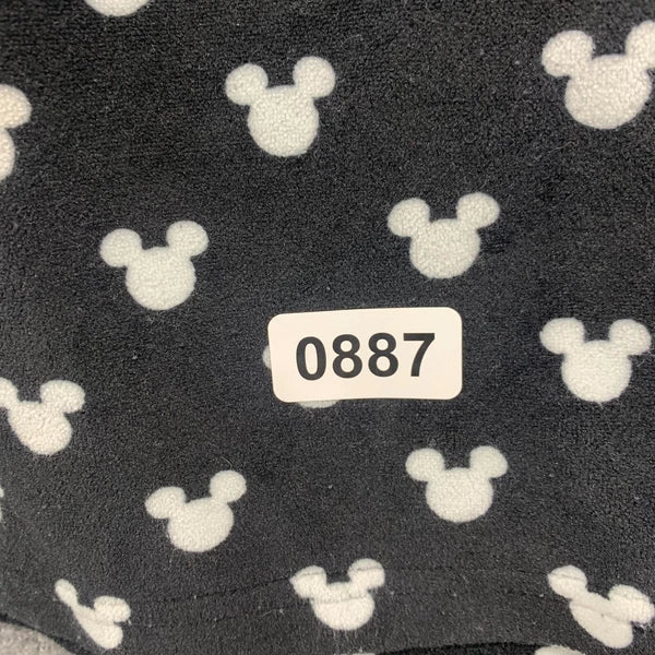 Disney Mickey Mouse Sleepwear Womens XS Black Stretch Pajama Top Pants Set
