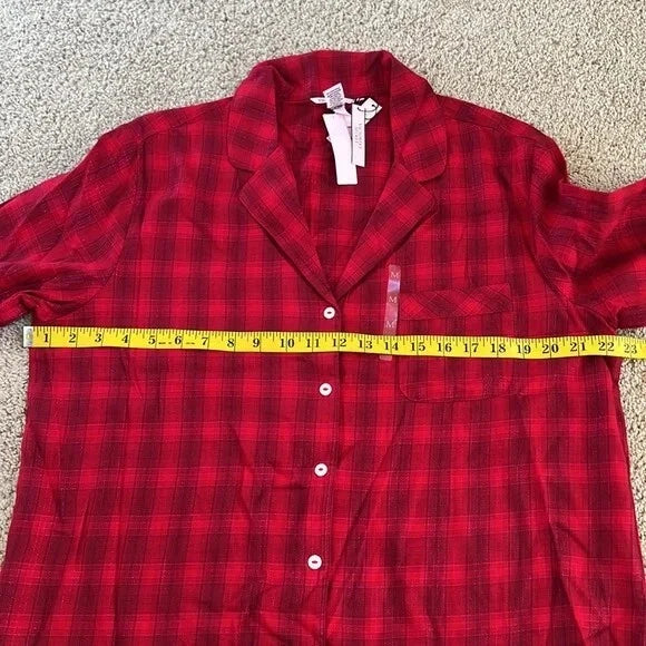 New! Victoria’s Secret size M red two piece pajama set