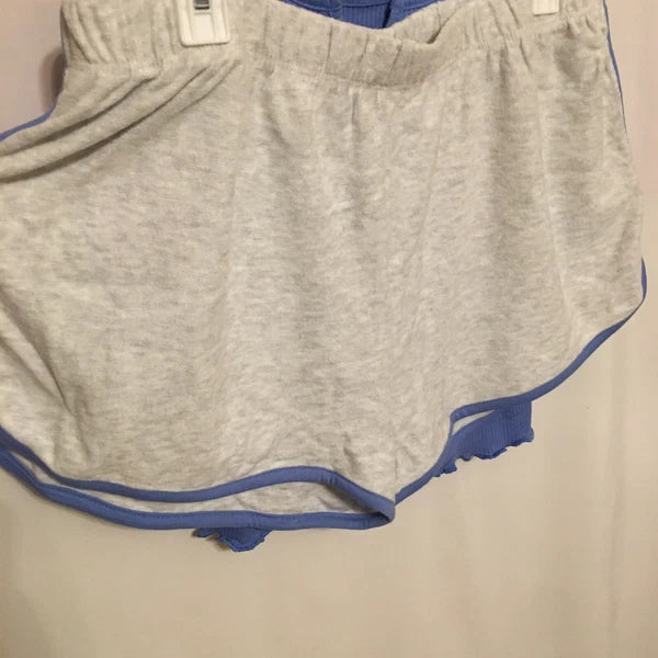 Queen Women’s Ribbed Tank Top And Shorts 2 Piece Pajama Set