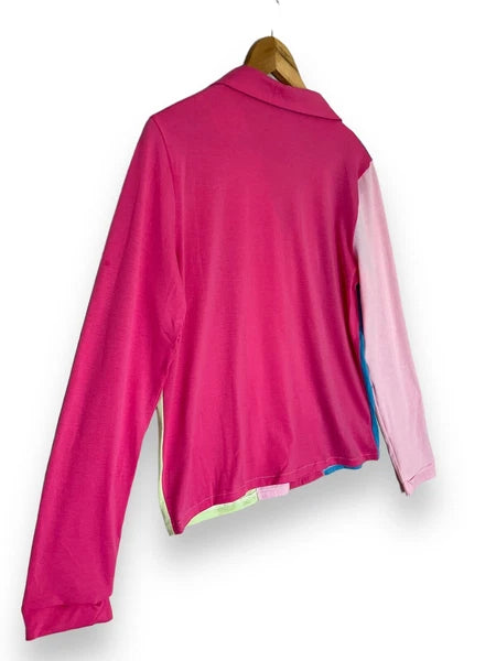 The Night Store Colour Block Pyjama Set Jersey Size S