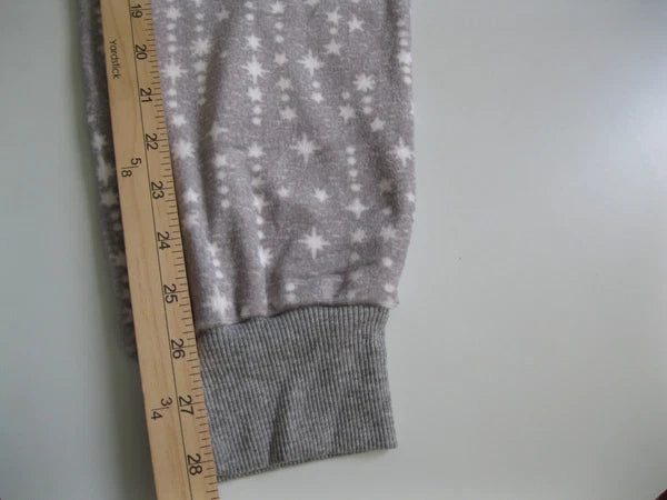 Nautica Women's 2 Piece Fleece Pajama Sleepwear Set, grey, XS (1019)