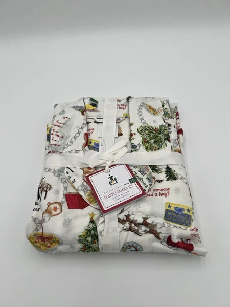 Pottery Barn Teen Buddy The Elf Flannel Pajama Set - XXS - New With Tags