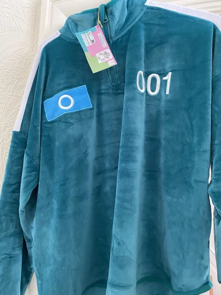 Squid Game Player   001   Medium Velour Pyjama Set