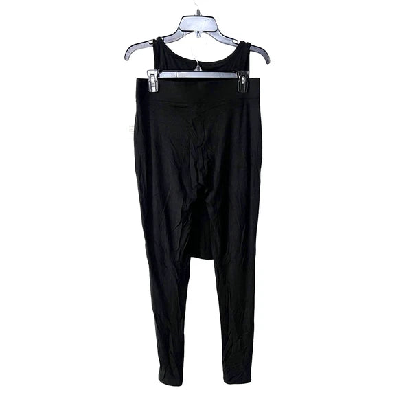 ALFANI WOMENS SIZE XSMALL PAJAMAS MODAL SET TANK TOP & LEGGINGS CLASSIC BLACK