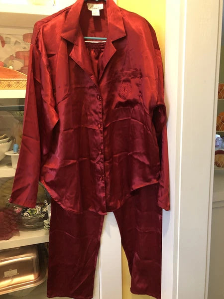 Jo Intimates Cranberry Pj Set Large