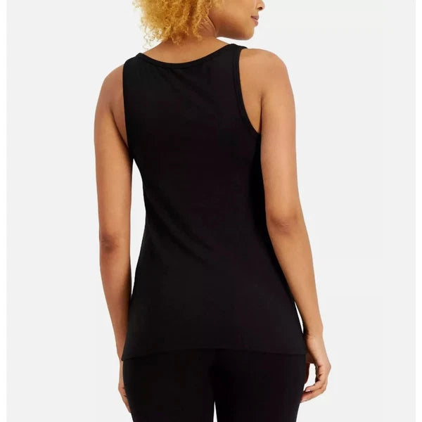 ALFANI WOMENS SIZE XSMALL PAJAMAS MODAL SET TANK TOP & LEGGINGS CLASSIC BLACK