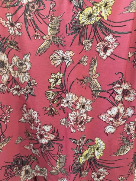 Bon Marche Tropical Print  Soft Touch Pyjama Shorts Set Camisole Top 20/22 BNWT