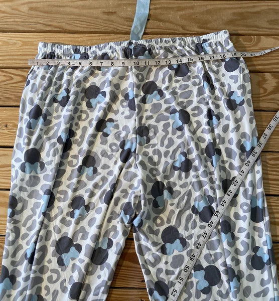 Disney NWT Women’s Jersey raglan & Jogger pajama set Size L White Grey AI