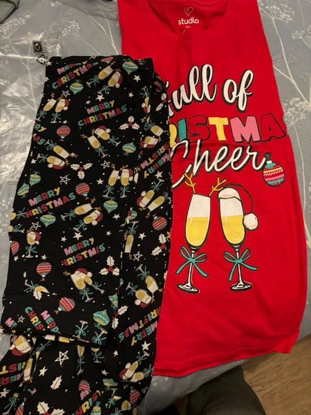 Ladies christmas pyjamas ~ size 24 ~ From Studio ~ Christmas Cheer