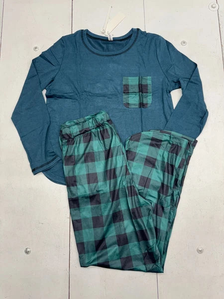 Namatime Blue 2 Piece Pajama Set Womens Size Medium