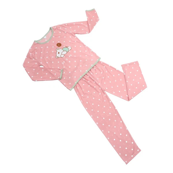 Set of 2 Girl Child Household Sleepwear Suit Autumn Pajamas for Women