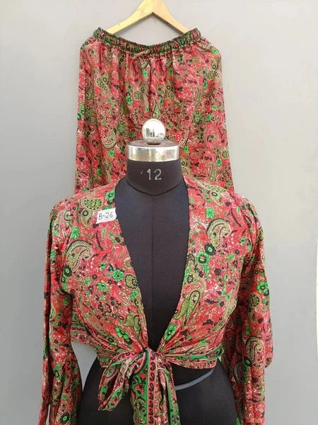 5 PJ Set Women Silk Pajamas Set Long Sleeve Button-Down Sleepwear Loungewear
