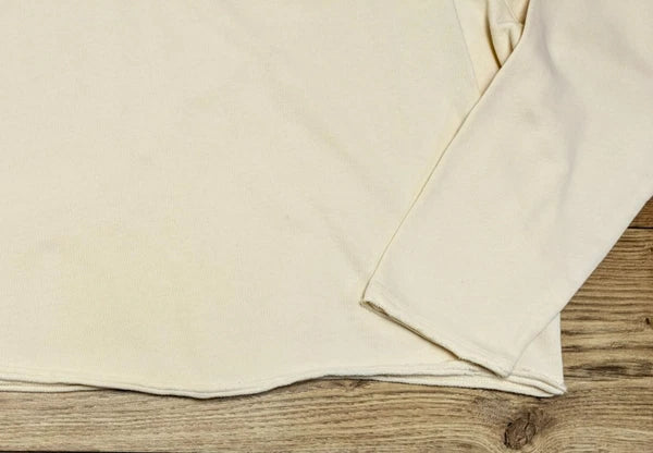 M&S Cool Comfort Cotton Cream Sweatshirt Jersey Pyjama Set Pyjamas PJs Medium 20