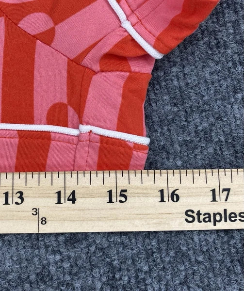 NEW Beauty Sleep Social Pajama Set Long Sleeve Top Short Womens XXL Red Pink