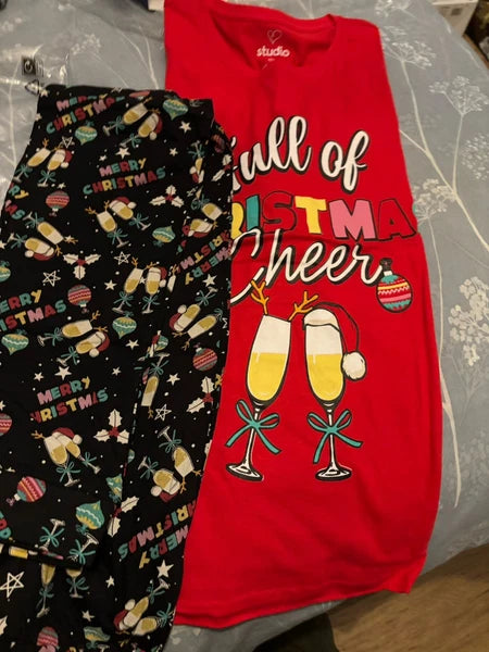 Ladies christmas pyjamas ~ size 24 ~ From Studio ~ Christmas Cheer