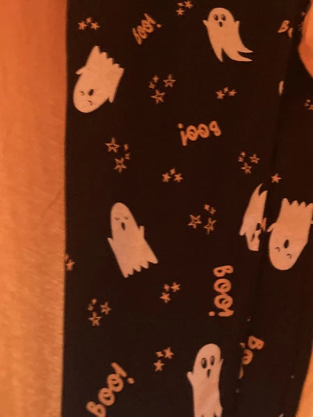 LADIES F&F ' BOO CREW ' HALLOWEEN GHOST LONG SLEEVE LONG LEG PYJAMAS BNWT XL