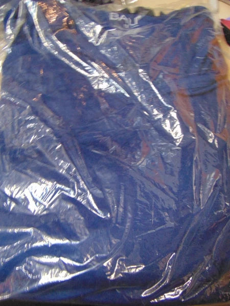 Pajama set Bali sleepwear Top base is LACE Retail $49 sz S NAVY PANTS