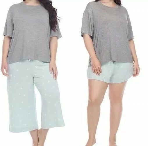 Honeydew ~ EXTRA LARGE ~ 3 Piece Pajama Set ~ Super Soft Jersey ~ CHILLED STARS