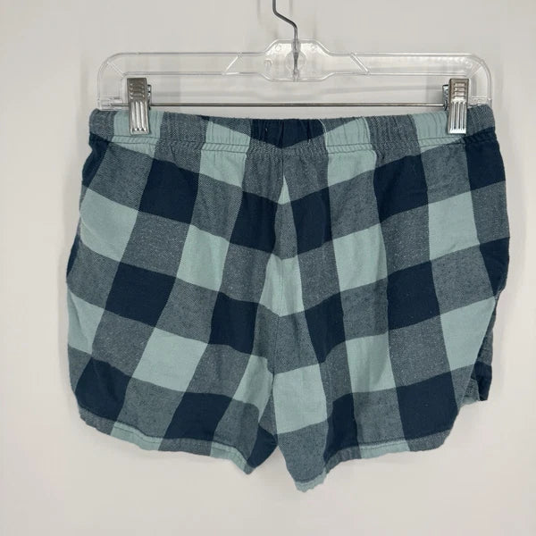 Pact pajama set xs green check plaid organic cotton cabin cozy outdoor gorpcore