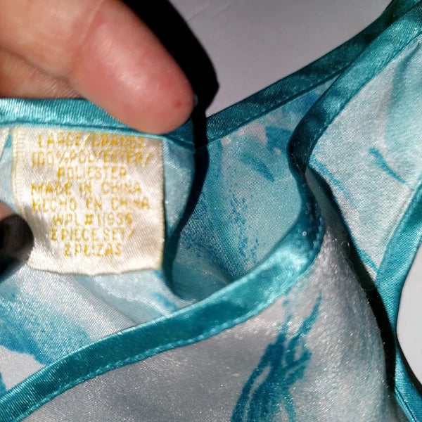 Sophia By Delicates Floral Print Pajama Set Size Large