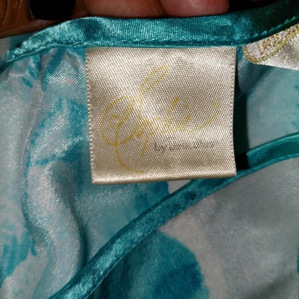 Sophia By Delicates Floral Print Pajama Set Size Large