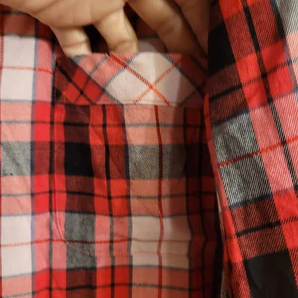 Victoria's Secret Dream Tartan Plaid Pajama Set Red Medium 2pc Pant Set Holiday