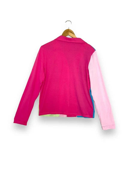 The Night Store Colour Block Pyjama Set Jersey Size S