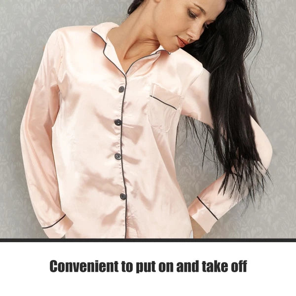 Women Pajamas Pants Set Nightgowns Women Silk Nightgowns Women Silk Pajamas