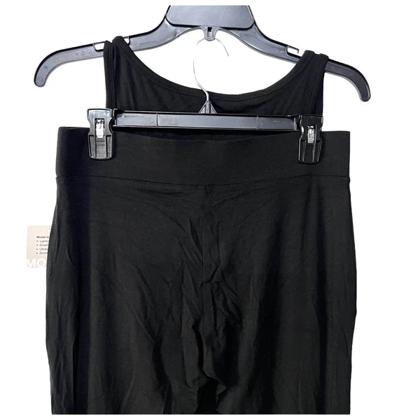 ALFANI WOMENS SIZE XSMALL PAJAMAS MODAL SET TANK TOP & LEGGINGS CLASSIC BLACK