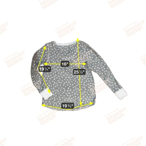 Náutica Gray White Polka-Dot Pajama Set Womens Medium 1669