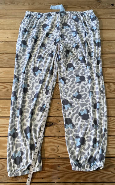 Disney NWT Women’s Jersey raglan & Jogger pajama set Size L White Grey AI