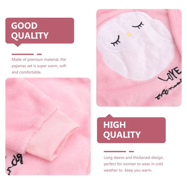 Cartoon Miss Loungewear Sets for Women Women's Sleepwear
