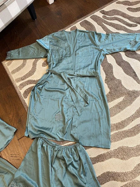 NWT Waist And Lace 4 Piece Silly Sleep Set XXL READ