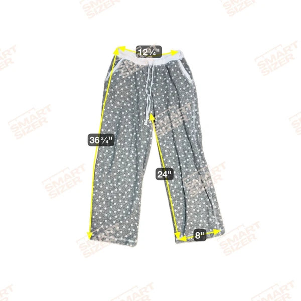 Náutica Gray White Polka-Dot Pajama Set Womens Medium 1669