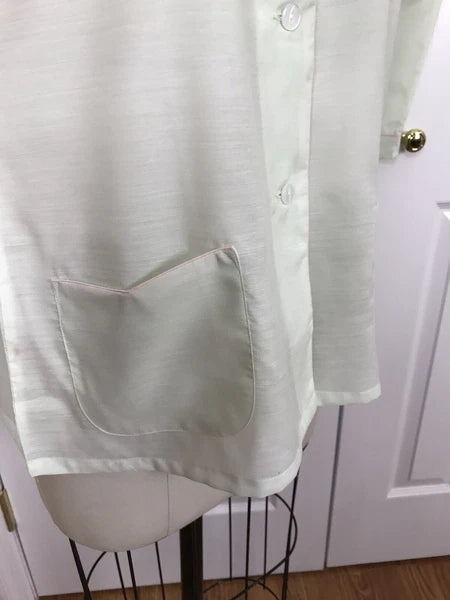 NWT FEDO ASIAN EMBROIDERED S/S PAJAMA SET/LOUNGE WEAR GREEN SIZE L