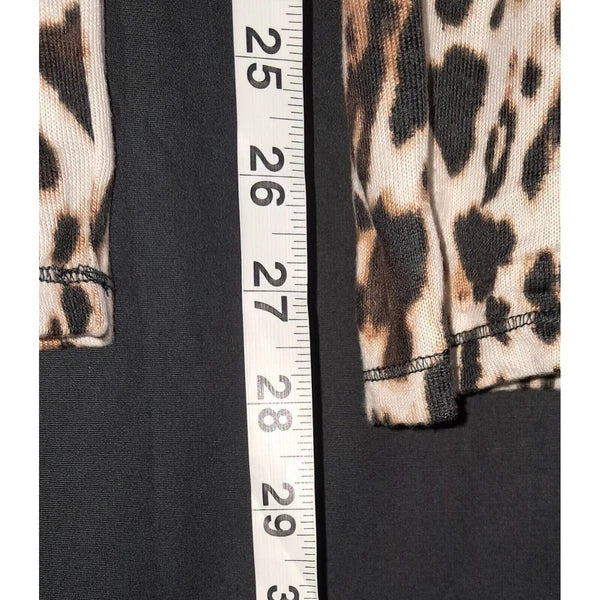 New Directions Sleep Set/3, Animal Print & Charcoal Gray, M