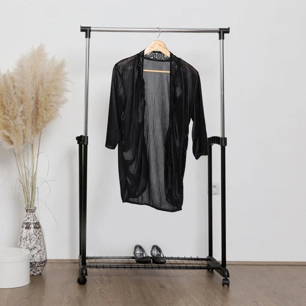 Women's Kimono Robe Lace Trim Pajama Set V-Neck Sleepwear Lace Lingeries Set