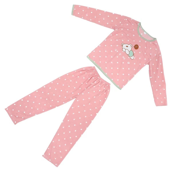 Set of 2 Girl Child Household Sleepwear Suit Autumn Pajamas for Women