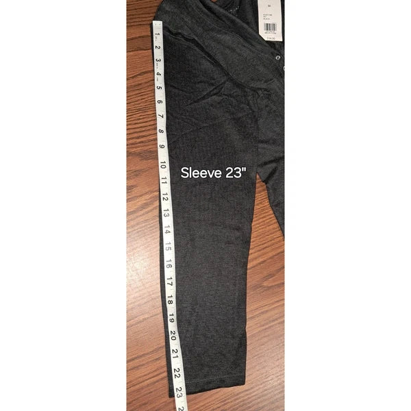 New Directions Sleep Set/3, Animal Print & Charcoal Gray, M