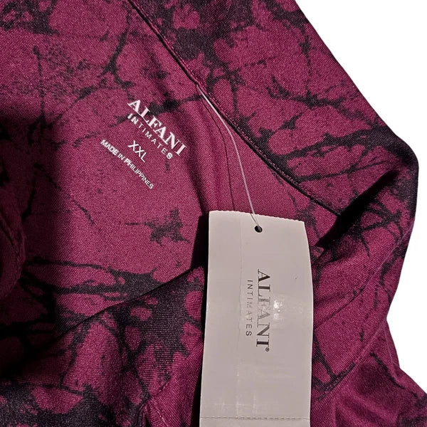 ALFANO 2 Pcs Allover Print Pajama Set Womens XXL