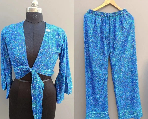 5 PJ Set Women Silk Pajamas Set Long Sleeve Button-Down Sleepwear Loungewear
