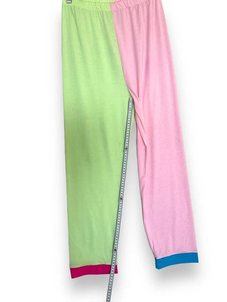 The Night Store Colour Block Pyjama Set Jersey Size S