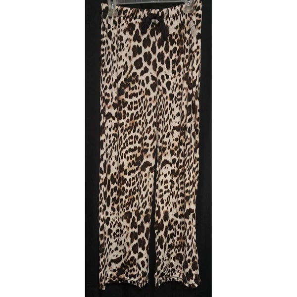 New Directions Sleep Set/3, Animal Print & Charcoal Gray, M